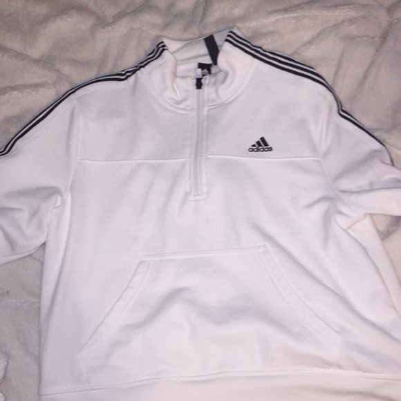 Adidas Cropped Pullover - Picture 1 of 3